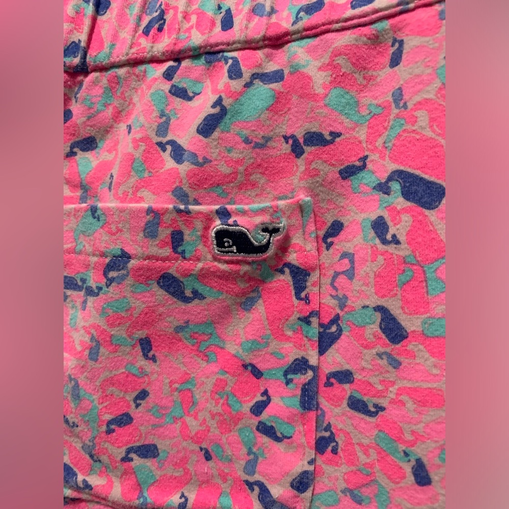 Vineyard Vines,  pink and blue whale pattern shorts - Picture 5 of 5